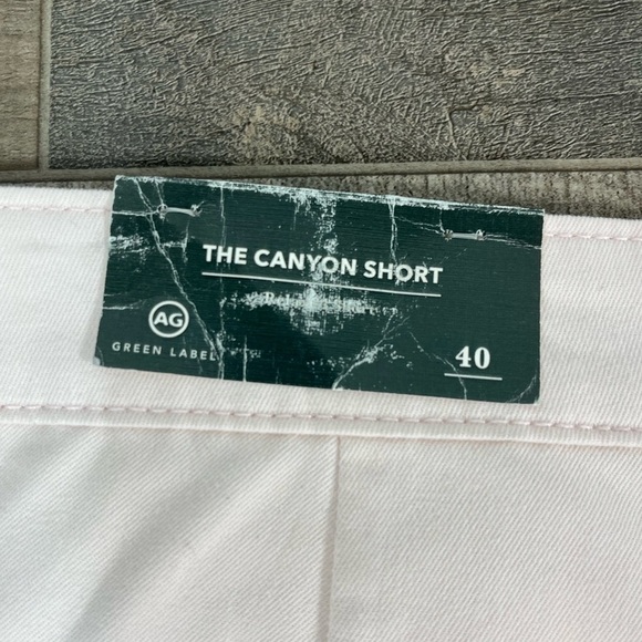 NWT AG Green Label The Canyon Flat Front Performance Shorts Light Pink - Picture 6 of 11